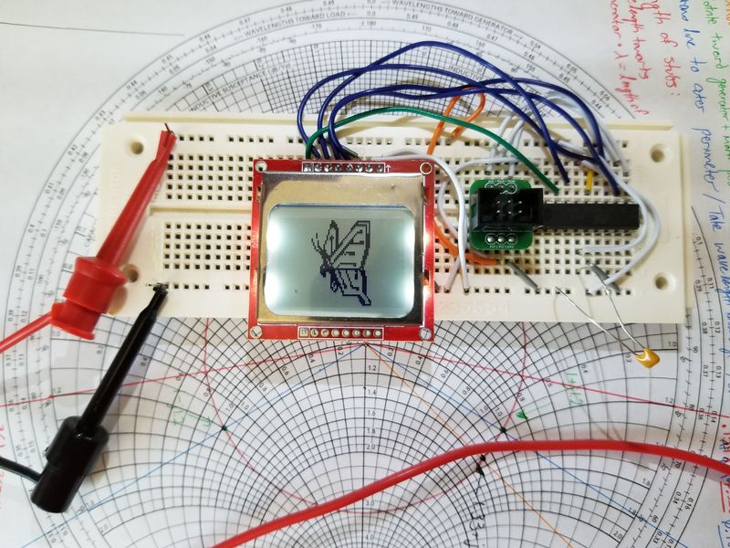 Picture of NOKIA 5110/PCD8544 Interface in AVR