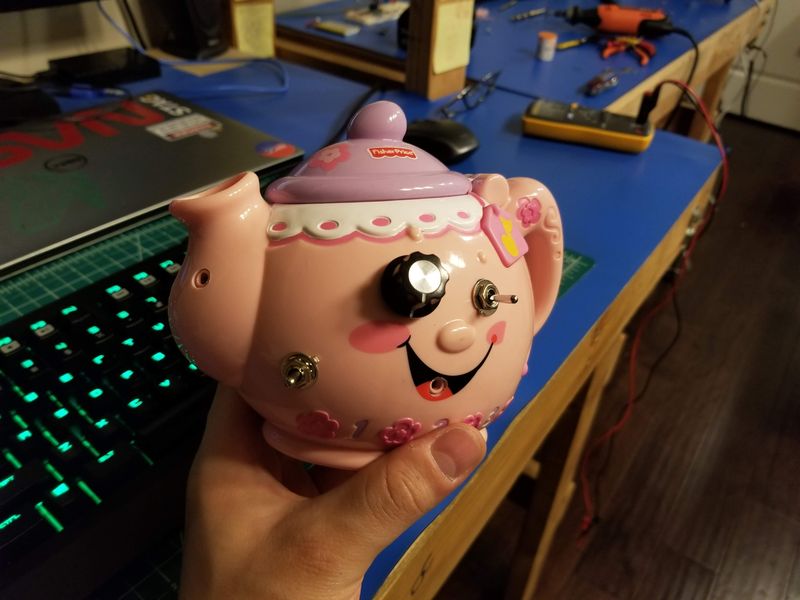 Picture of Toy Teapot Circuit Bending
